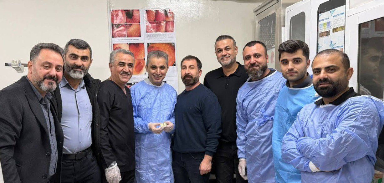 پولی دۆمینە لە گەدەی مێرمنداڵێک لە سلێمانی دەرهێنرا